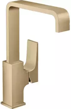 Смеситель для раковины «Hansgrohe» Metropol 32511140 с донным клапаном шлифованная бронза