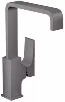 Смеситель для раковины «Hansgrohe» Metropol 32511340 с донным клапаном шлифованный чёрный хром