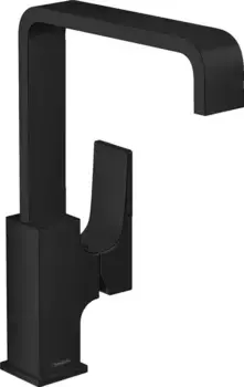Смеситель для раковины «Hansgrohe» Metropol 32511670 с донным клапаном чёрный матовый