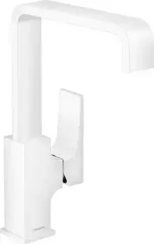 Смеситель для раковины «Hansgrohe» Metropol 32511700 с донным клапаном белый матовый