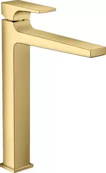 Смеситель для раковины «Hansgrohe» Metropol 32512990 с донным клапаном полированное золото