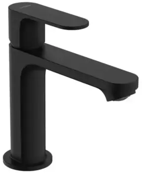 Смеситель для раковины «Hansgrohe» Rebris S 72517670 с донным клапаном чёрный матовый