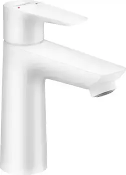 Смеситель для раковины «Hansgrohe» Talis E 71710700 с донным клапаном белый матовый