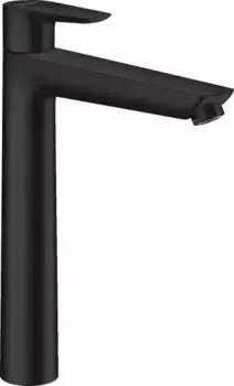 Смеситель для раковины «Hansgrohe» Talis E 71716670 с донным клапаном чёрный матовый