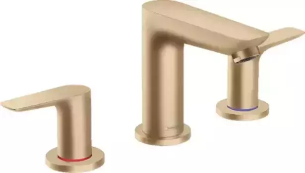 Смеситель для раковины «Hansgrohe» Talis E 71733140 с донным клапаном шлифованная бронза