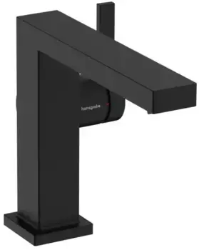 Смеситель для раковины «Hansgrohe» Tecturis E 73020670 с донным клапаном чёрный матовый