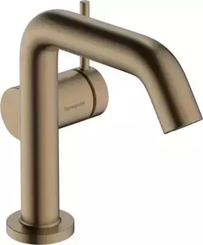 Смеситель для раковины «Hansgrohe» Tecturis S 73320140 с донным клапаном шлифованная бронза