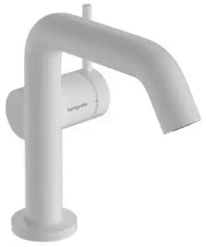 Смеситель для раковины «Hansgrohe» Tecturis S 73320700 с донным клапаном белый матовый
