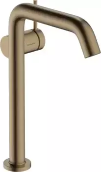Смеситель для раковины «Hansgrohe» Tecturis S 73370140 с донным клапаном шлифованная бронза