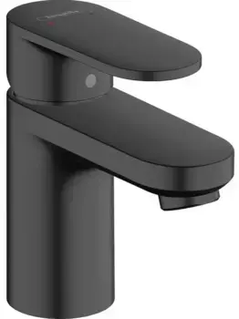 Смеситель для раковины «Hansgrohe» Vernis Blend 71550670 с донным клапаном чёрный матовый