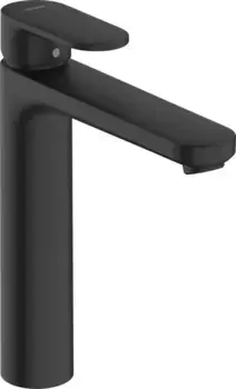 Смеситель для раковины «Hansgrohe» Vernis Blend 71552670 с донным клапаном чёрный матовый