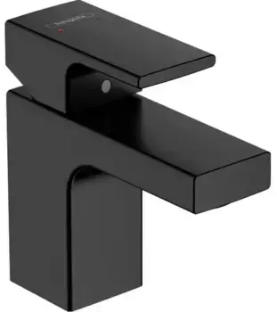 Смеситель для раковины «Hansgrohe» Vernis Shape 71560670 с донным клапаном чёрный матовый
