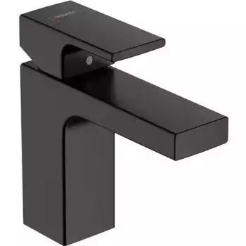 Смеситель для раковины «Hansgrohe» Vernis Shape 71561670 с донным клапаном чёрный матовый