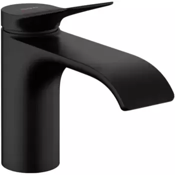 Смеситель для раковины «Hansgrohe» Vivenis 75010670 с донным клапаном чёрный матовый