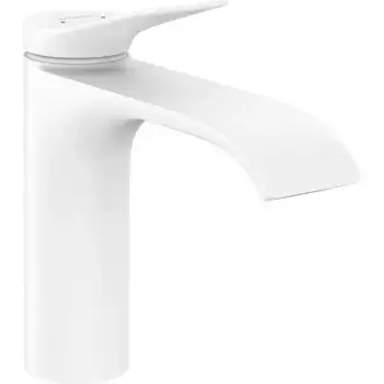 Смеситель для раковины «Hansgrohe» Vivenis 75020700 с донным клапаном белый матовый