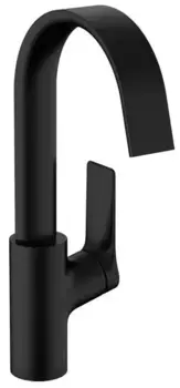 Смеситель для раковины «Hansgrohe» Vivenis 75032670 с донным клапаном чёрный матовый