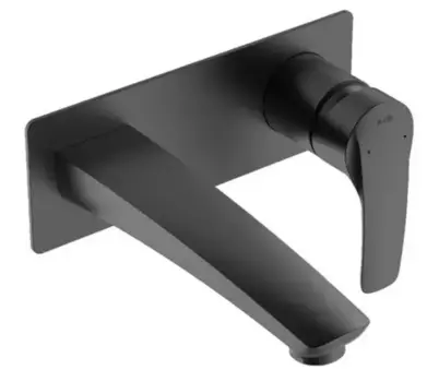 Смеситель для раковины «Iddis» Ray RAYBL00i65 чёрный матовый