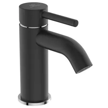 Смеситель для раковины «Ideal Standard» Kolva BC666U4 с донным клапаном чёрный матовый/хром