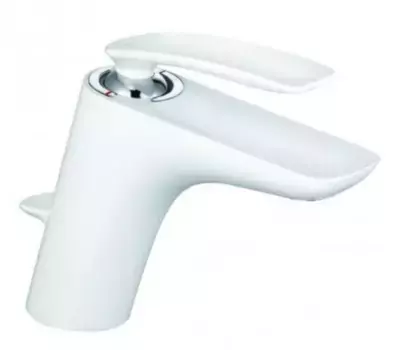 Смеситель для раковины «Kludi» Balance 520239175 с донным клапаном белый/хром