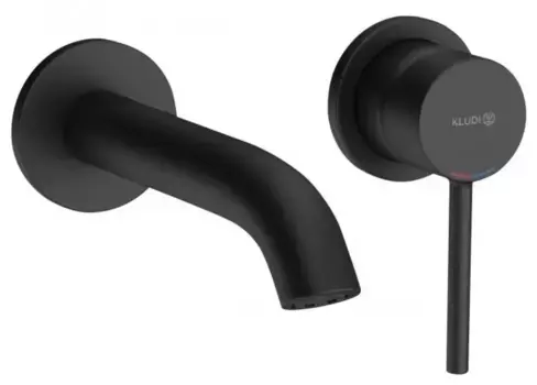 Смеситель для раковины «Kludi» Bozz 382453976 чёный матовый