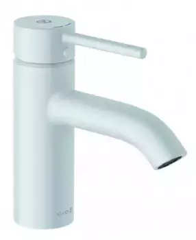 Смеситель для раковины «Kludi» Bozz 382665376 с донным клапаном белый матовый