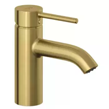 Смеситель для раковины «Kludi» Bozz 38266N076 с донным клапаном брашированное золото