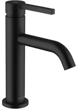 Смеситель для раковины «Kludi» Nova Fonte 202883915 с донным клапаном чёрный матовый