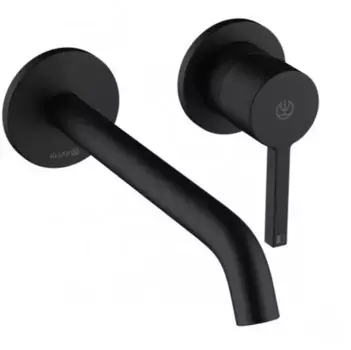 Смеситель для раковины «Kludi» Nova Fonte Pura 202453915 чёрный матовый