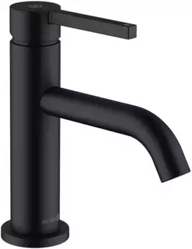 Смеситель для раковины «Kludi» Nova Fonte Pura 202663915 с донным клапаном чёрный матовый