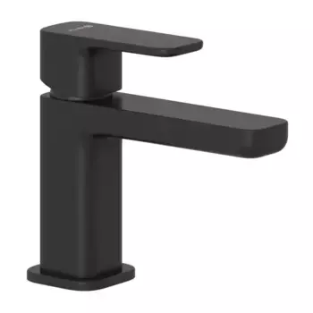 Смеситель для раковины «Kludi» Renon 422663975 с донным клапаном чёрный матовый