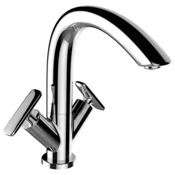 Смеситель для раковины «Laufen» Curveprime 3127010042211 с донным клапаном хром