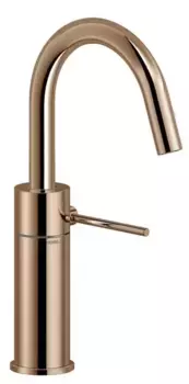 Смеситель для раковины «Nobili» Velis VE125138/2RCP с донным клапаном красное золото