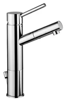 Смеситель для раковины «Paffoni» Birillo BI071CR93 с донным клапаном хром