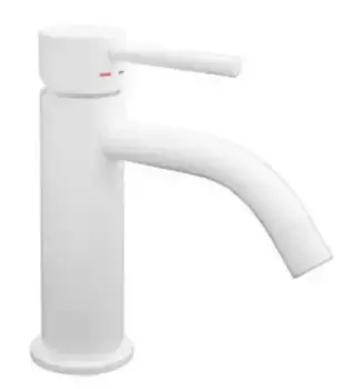 Смеситель для раковины «Paffoni» Light LIG071BO белый матовый