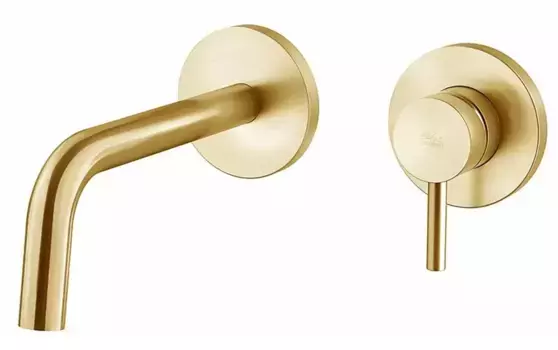 Смеситель для раковины «Paffoni» Light LIG106HGSP70 медовое золото брашированное