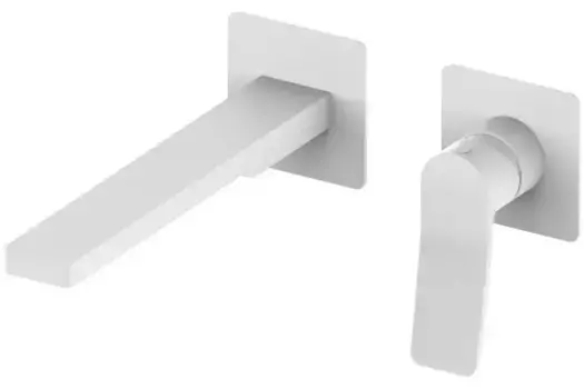 Смеситель для раковины «Paffoni» Tilt TI105BO70 белый матовый