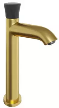 Смеситель для раковины «Paini» Domus 18PJ205PZLL матовое золото/чёрный матовый