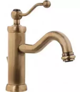 Смеситель для раковины «Paini» Duomo 88F3211KM с донным клапаном старая бронза