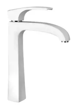 Смеситель для раковины «Paini» Lady 89BY211LLLSSR с донным клапаном белый