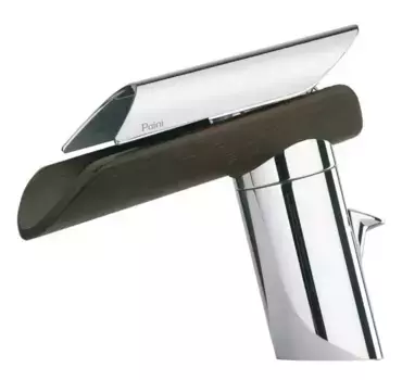 Смеситель для раковины «Paini» Morgana 73CR211LZKM с донным клапаном тёмное дерево/хром