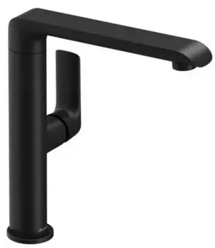 Смеситель для раковины «Ravak» Flat FL 016.20 чёрный матовый