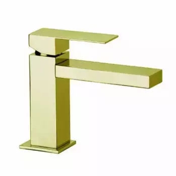 Смеситель для раковины «Remer» Qubica Design QD11DO золото