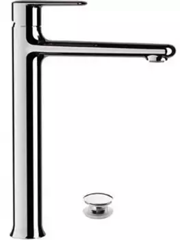 Смеситель для раковины «Remer» Vanity V10L с донным клапаном хром