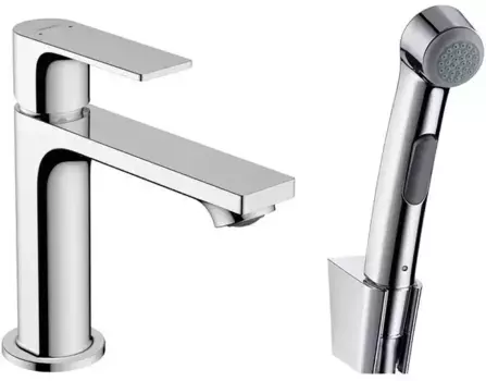 Смеситель для раковины с гигиеническим душем «Hansgrohe» Rebris E 72216000 хром