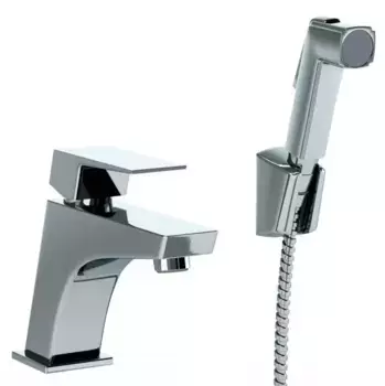 Смеситель для раковины с гигиеническим душем «Paini» Torre 98CR205/574 хром