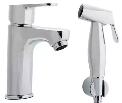 Смеситель для раковины с гигиеническим душем «Swedbe» Olymp 1860 хром