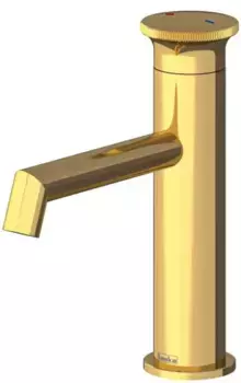 Смеситель для раковины «Teska» Arte Leo S E5517 золото