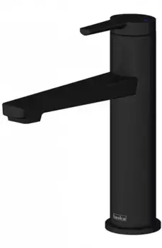 Смеситель для раковины «Teska» Liva Leo S E5414 чёрный матовый