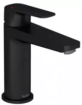 Смеситель для раковины «Teska» Quars E5618 чёрный матовый