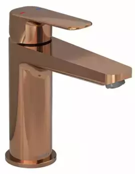 Смеситель для раковины «Teska» Quars E5619 розовое золото